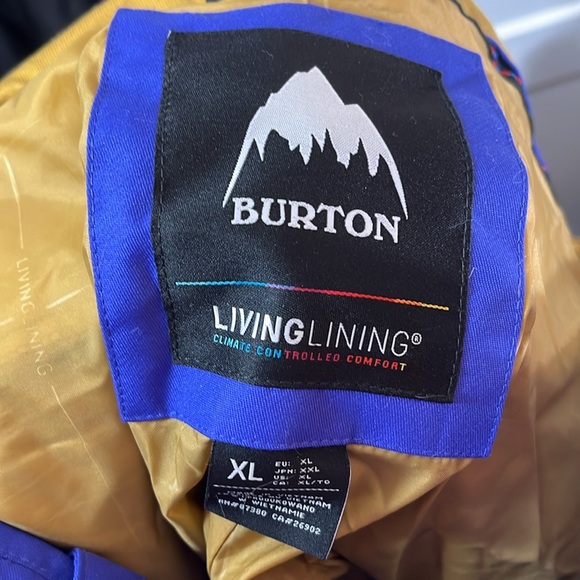 Burton Cargo Shell snowboarding pants men’s XL looser fit • royal blue (purple) - Picture 3 of 16